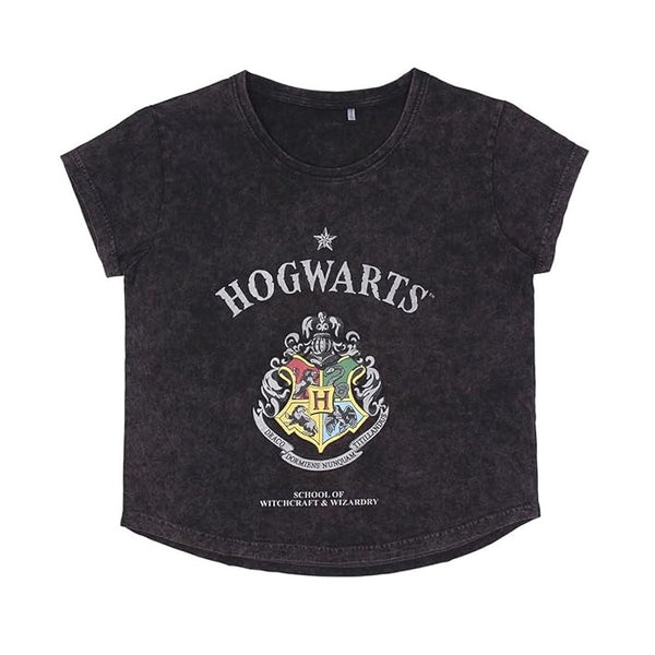 T-shirt Hogwarts crop top