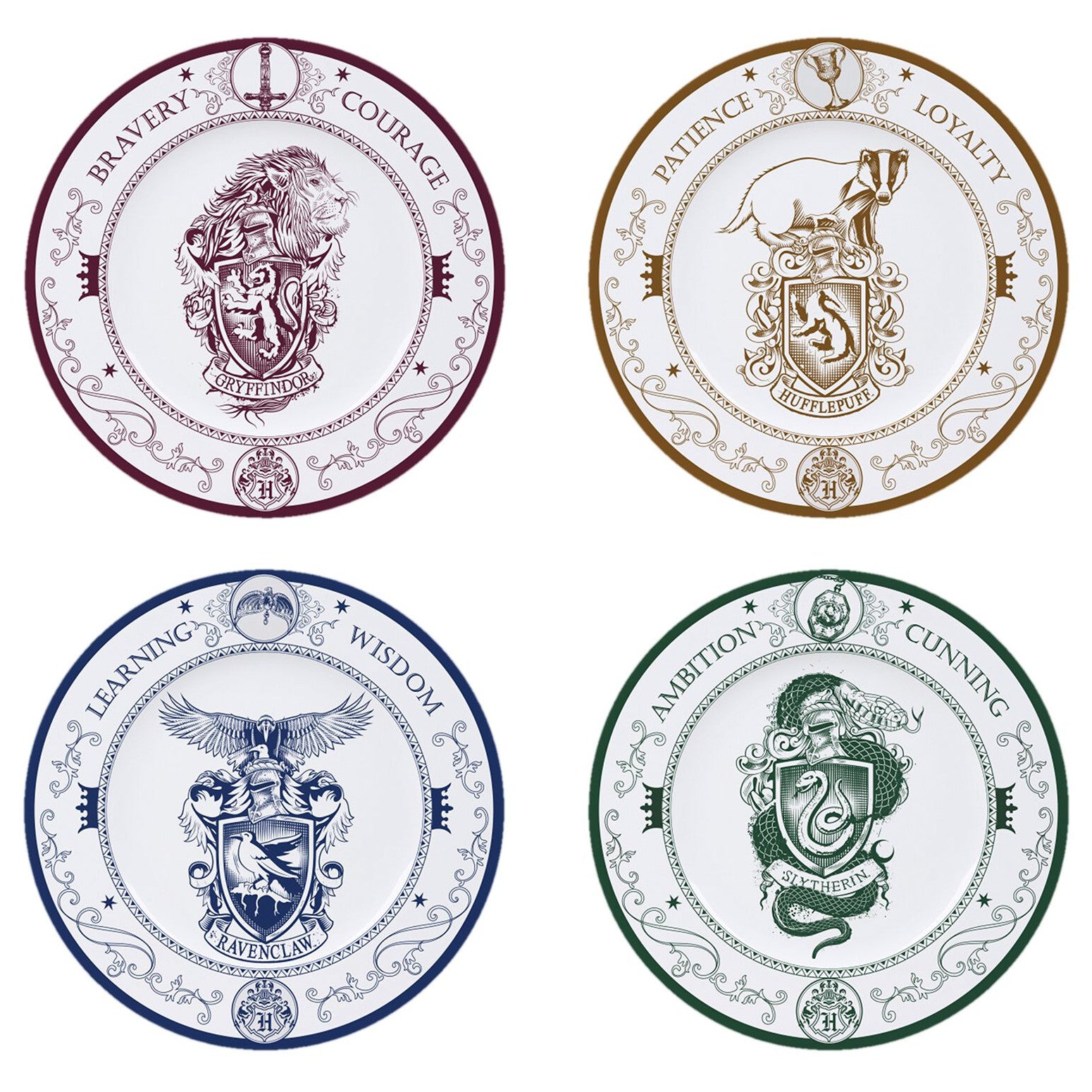 Piatti delle Case di Hogwarts – Il Negozio delle Necessità