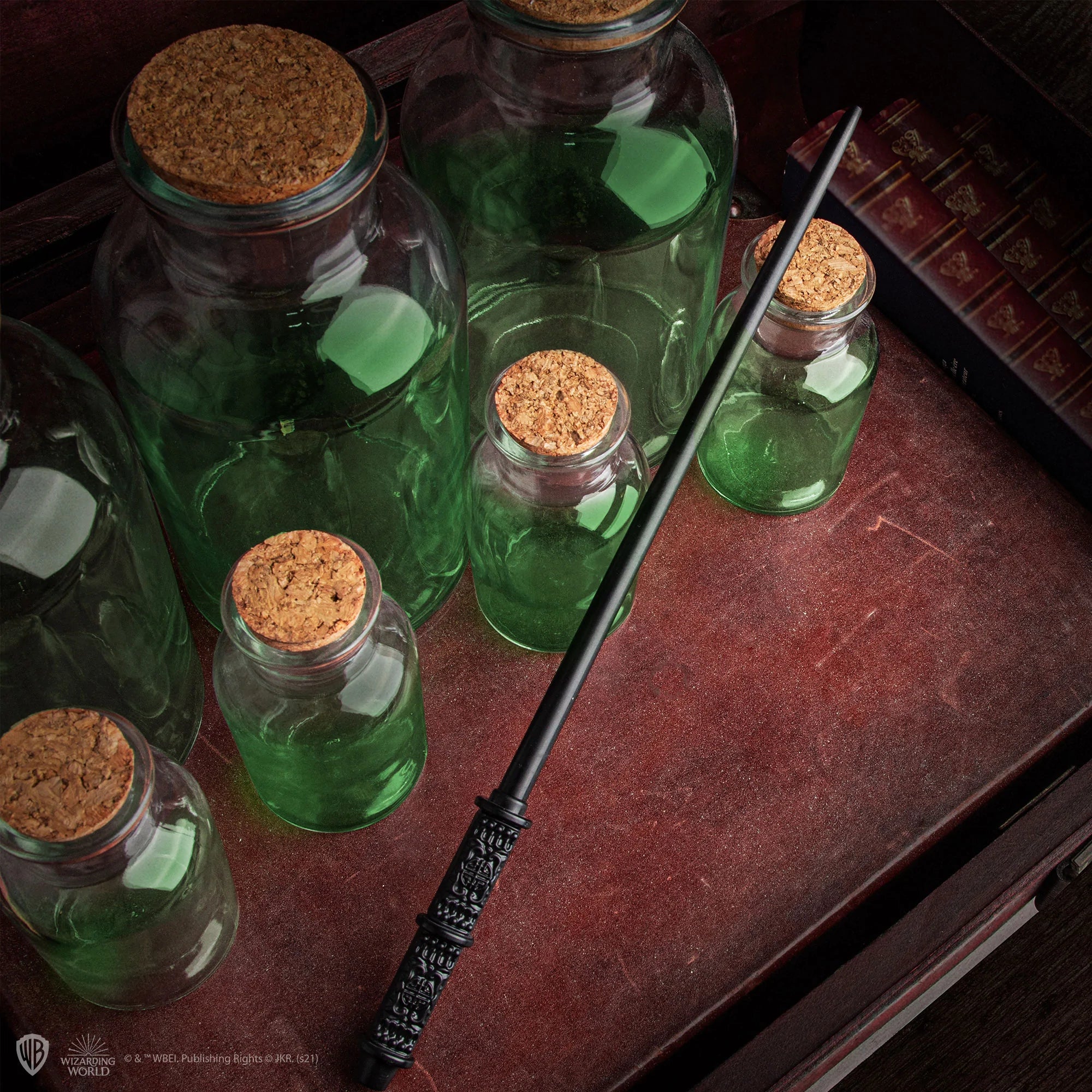 Penna Bacchetta di Hermione Granger con Supporto - HARRY POTTER