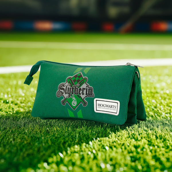 Astuccio triplo Oxford da Battitore Serpeverde