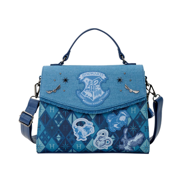 Borsa Loungefly Hogwarts in denim