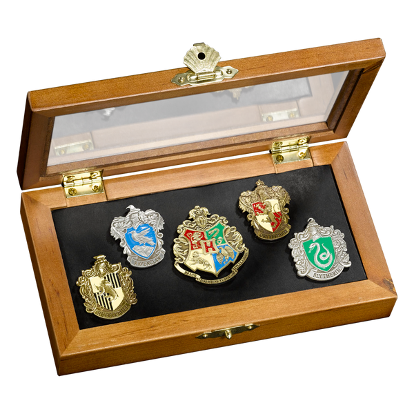 Cofanetto 5 spille delle Case di Hogwarts