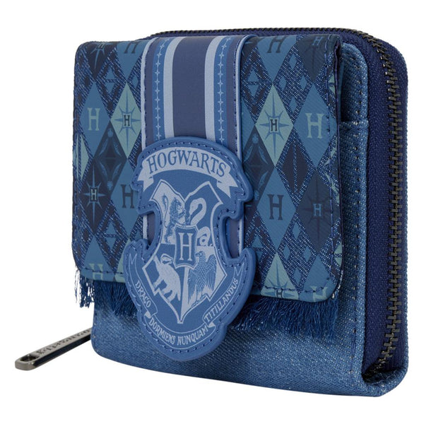 Portafoglio Loungefly Hogwarts in denim