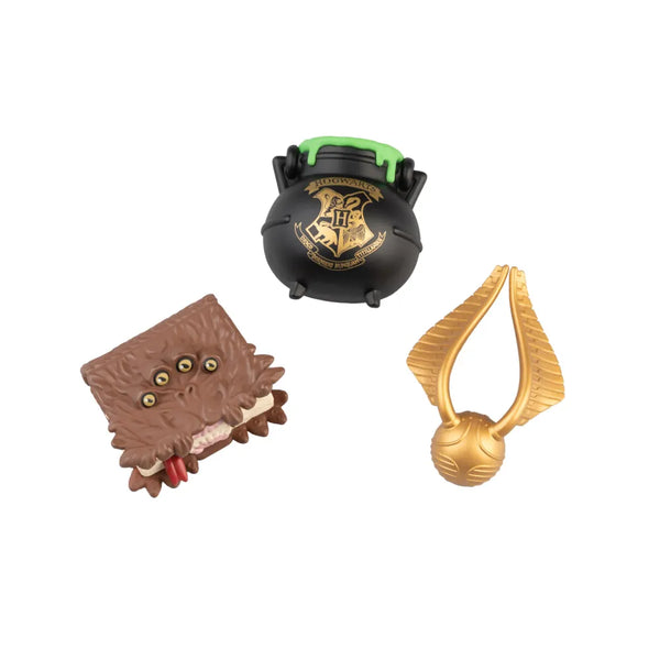 Set 3 magneti Boccino d'Oro, Libro Mostro e Calderone