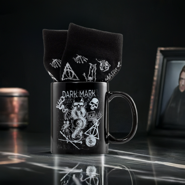 Set Tazza e calze Marchio_Nero