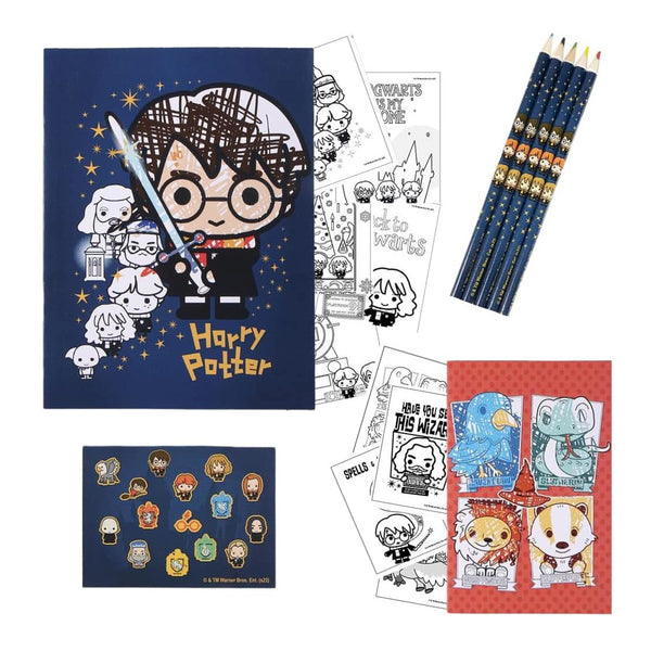 Set libro da colorare con matite di Harry Potter