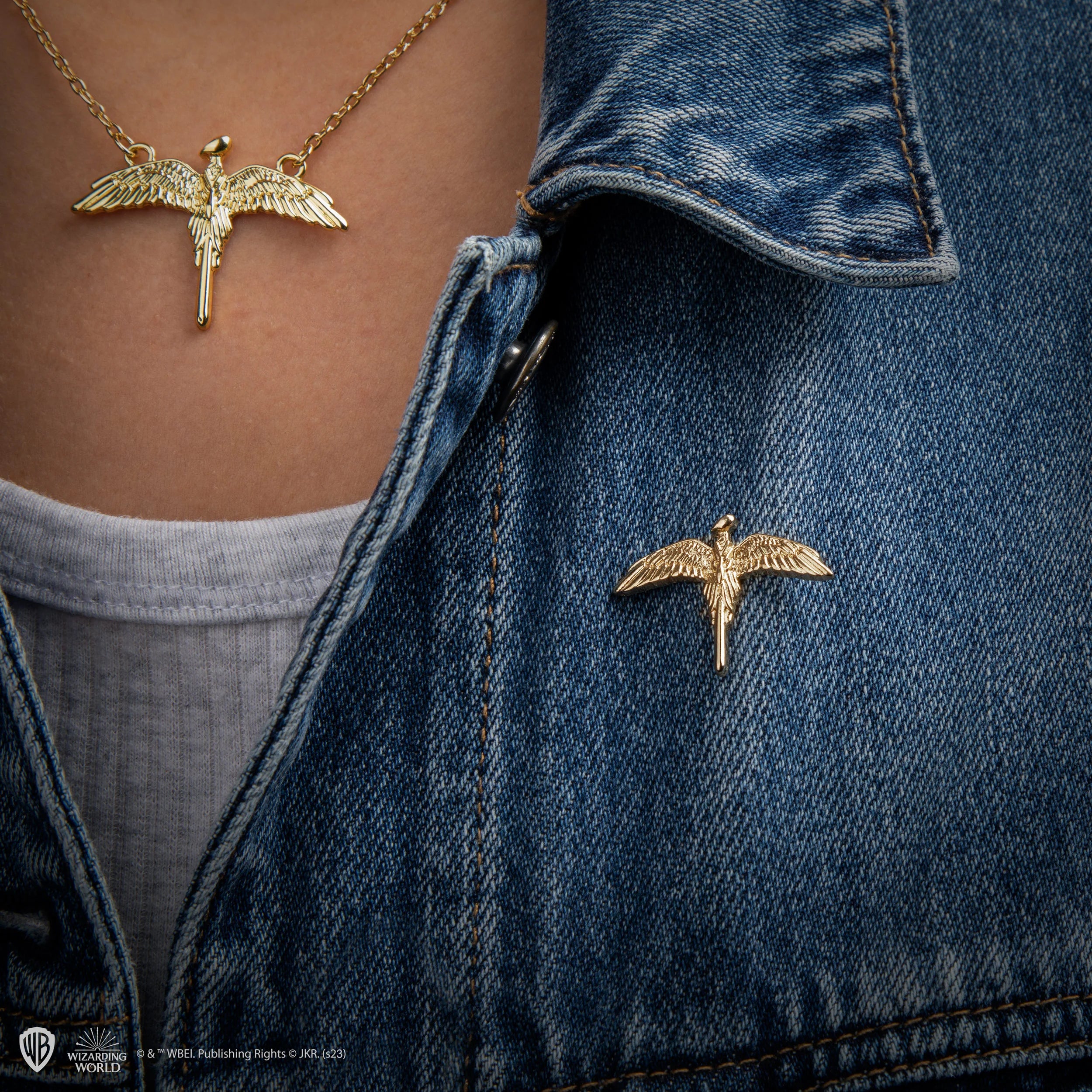 Spilla Fenice Con Strass E Cristalli – Gioiello Smaltato Fatto A Mano, Accessorio Per Abiti E Borse