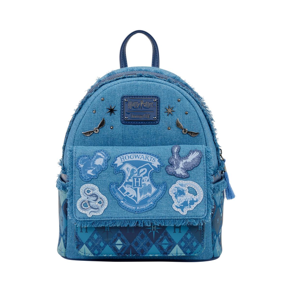 Zaino Loungefly Hogwarts in denim