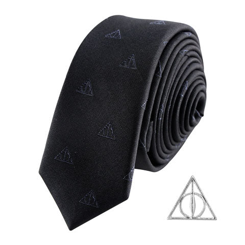Cravatta con spilla Doni della Morte - Il Negozio delle Necessità