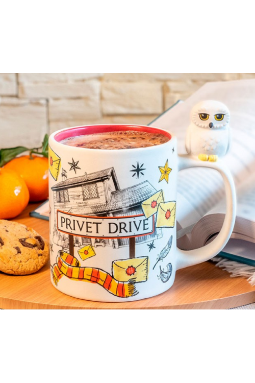 Tazza Privet Drive con Edvige 3D