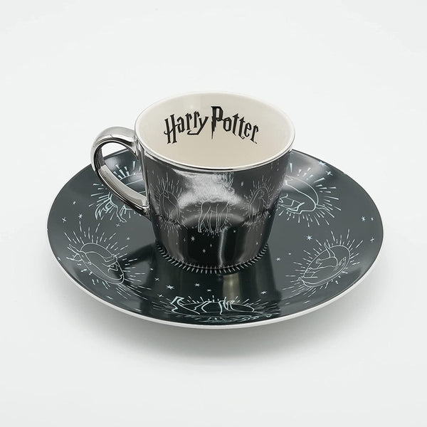 Tazza specchio con piatto Patronus