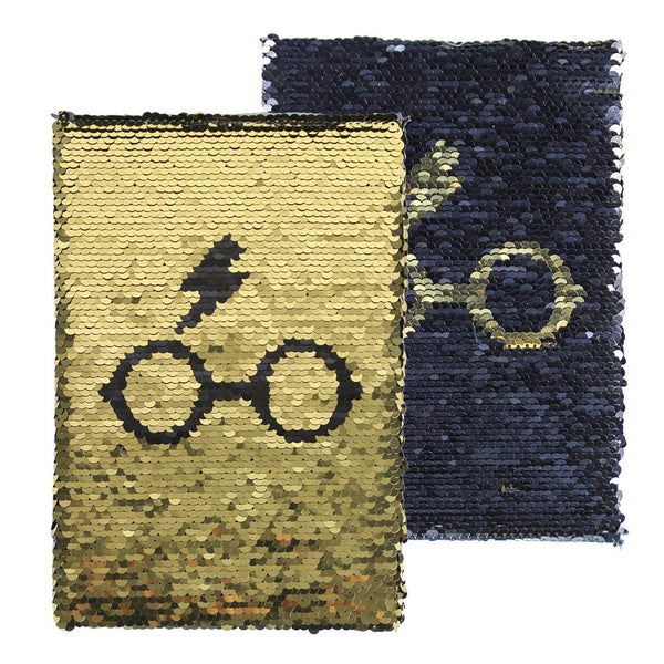 Notebook con pailettes reversibili Harry Potter
